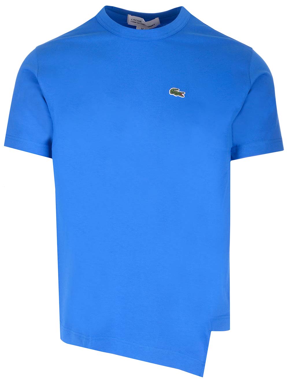 Comme Des Garçons Blue Asymmetric T-shirt X La Coste