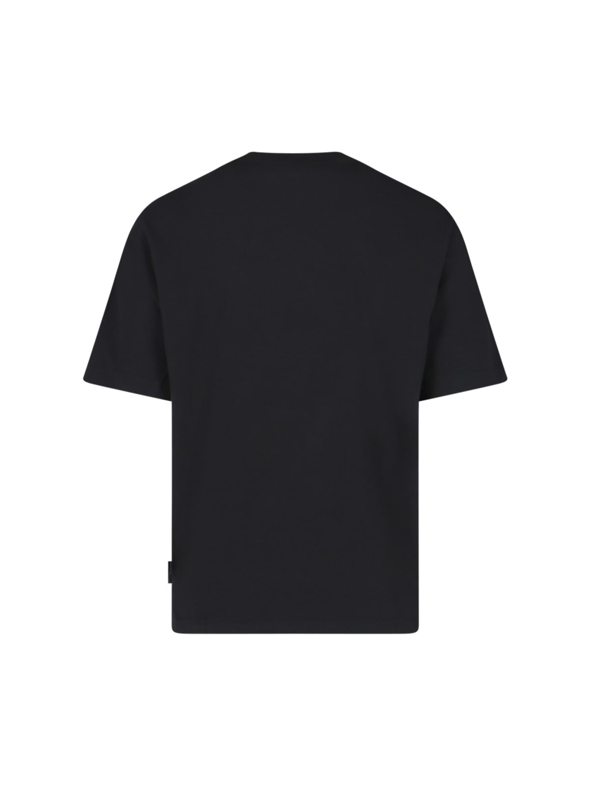 Shop Moose Knuckles Logo T-shirt In Black