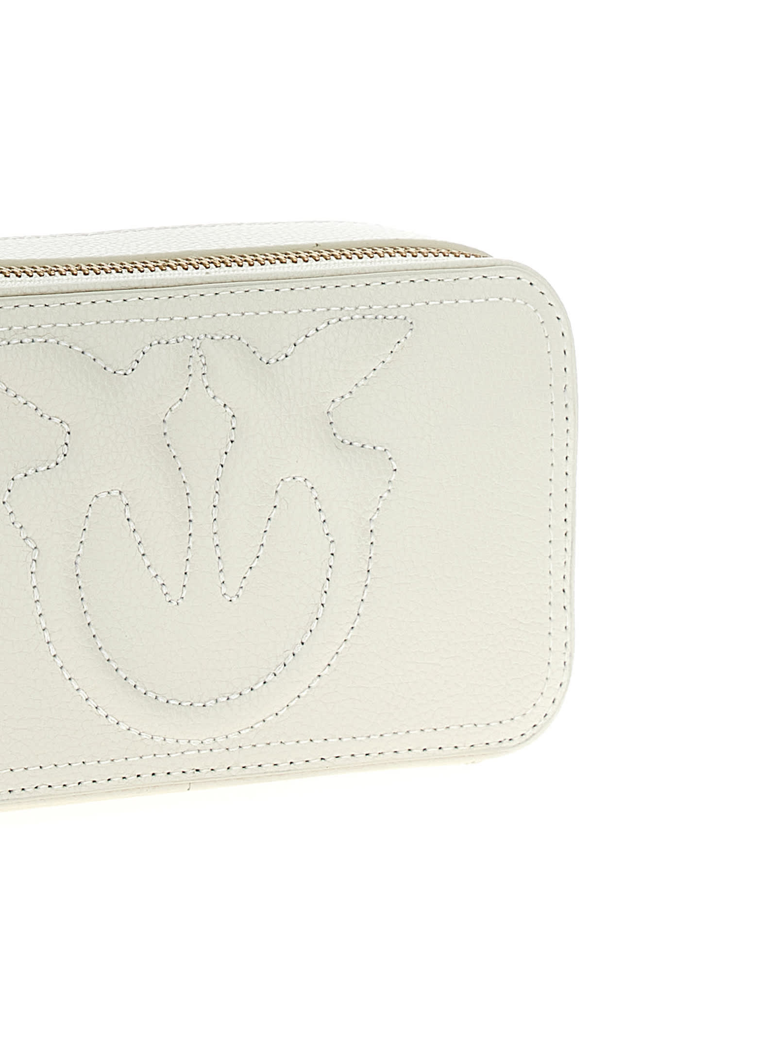 Shop Pinko Carrie Camera Case Crossbody Bag In White