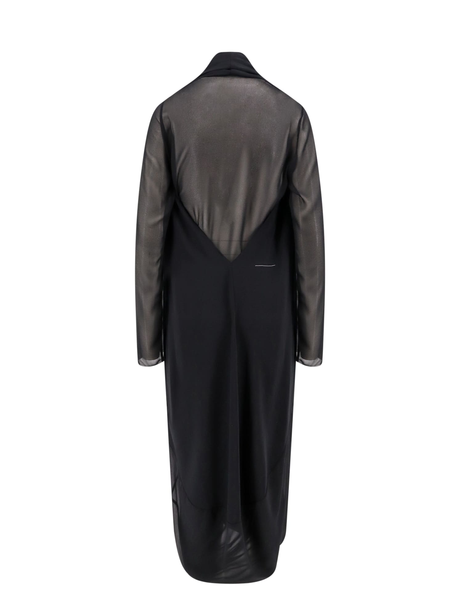 Shop Mm6 Maison Margiela Dress In Black