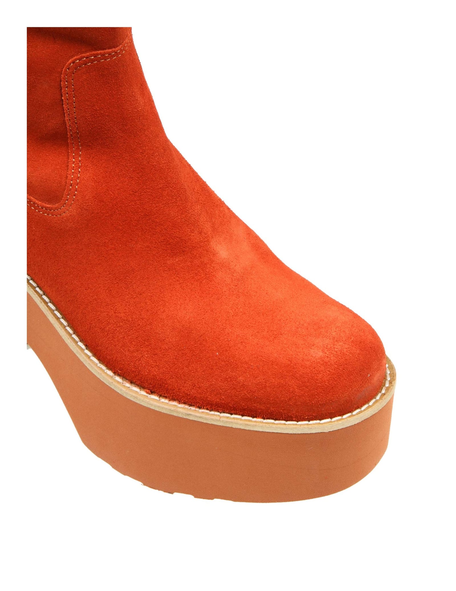 rust colored ankle boots