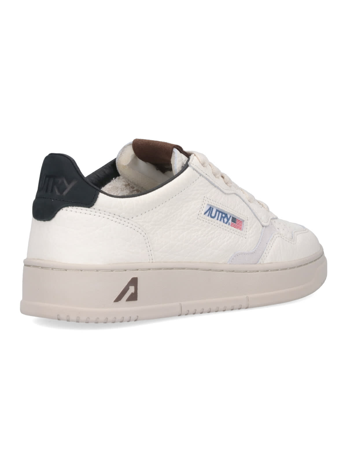 Autry Medalist Leather Low-top Sneakers In White