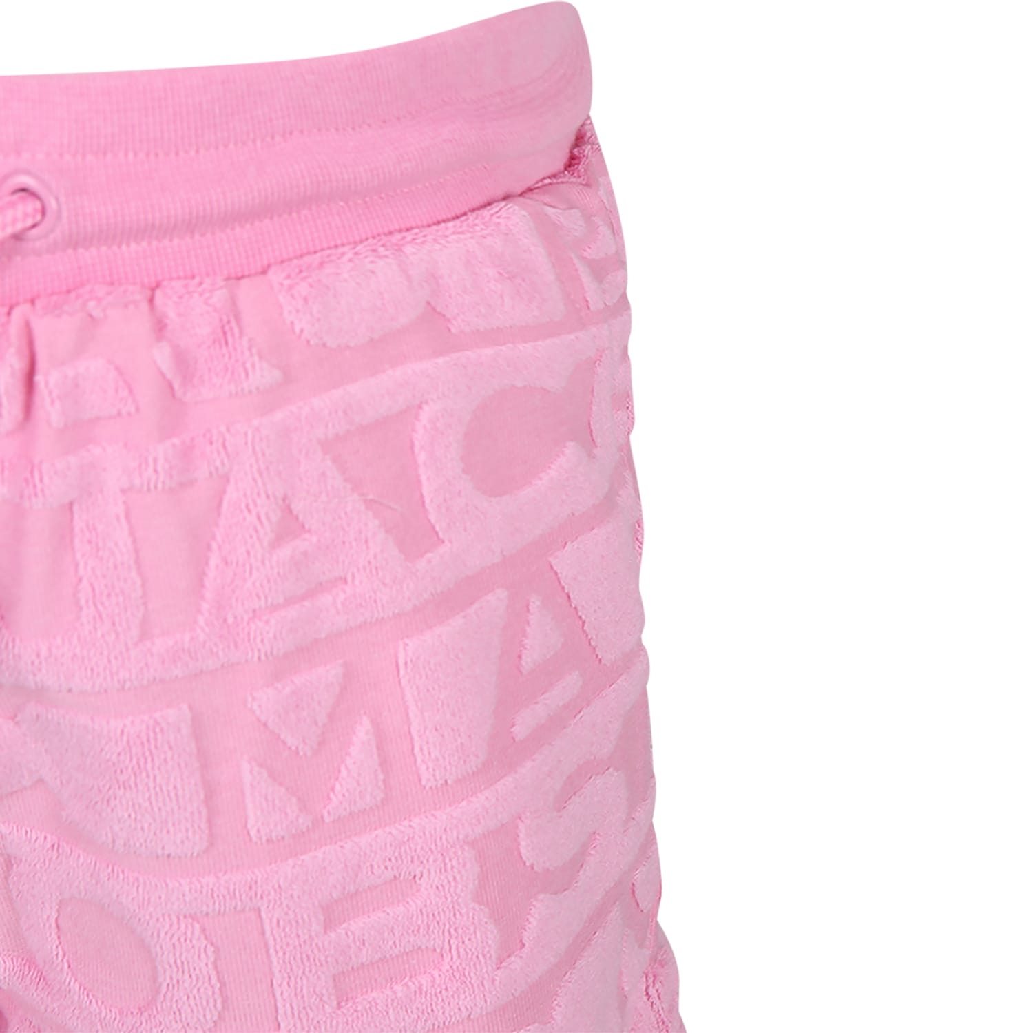 Shop Marc Jacobs Pink Shorts For Girl With Logo