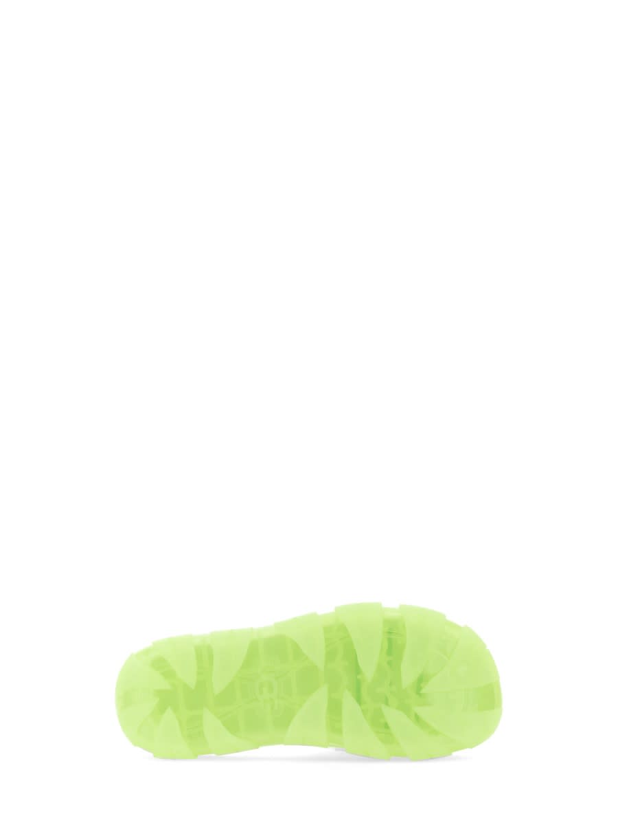 Ugg 30mm Jella Pvc Slides In Green