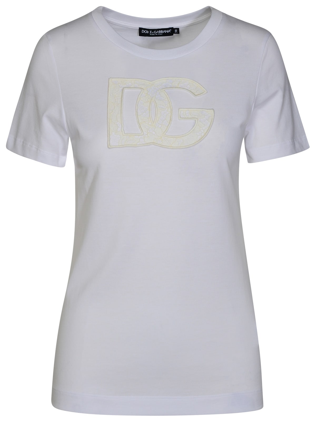 Shop Dolce & Gabbana White Cotton T-shirt