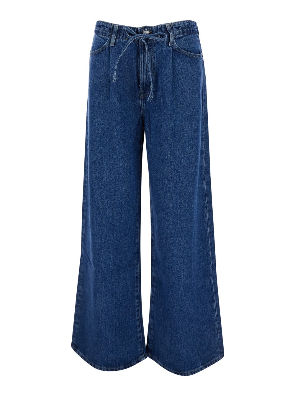 Wide Leg Drawstring Jean