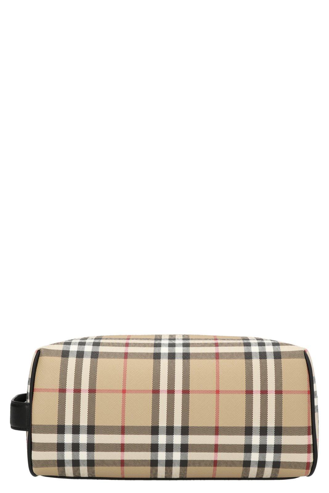 Burberry Vintage Checkered Toiletry Bag