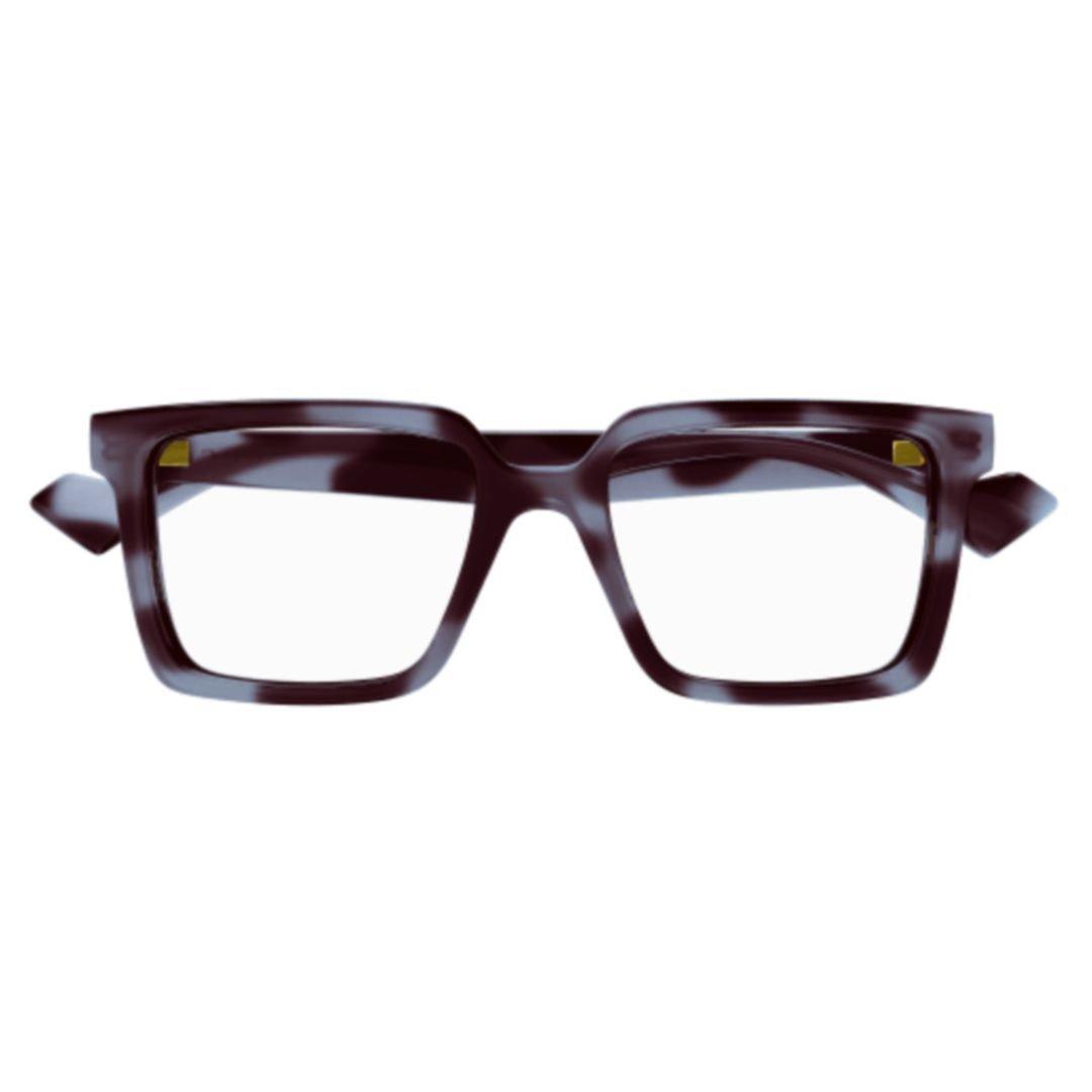 Gucci Square Frame Glasses In 008 Grey Grey Transparent