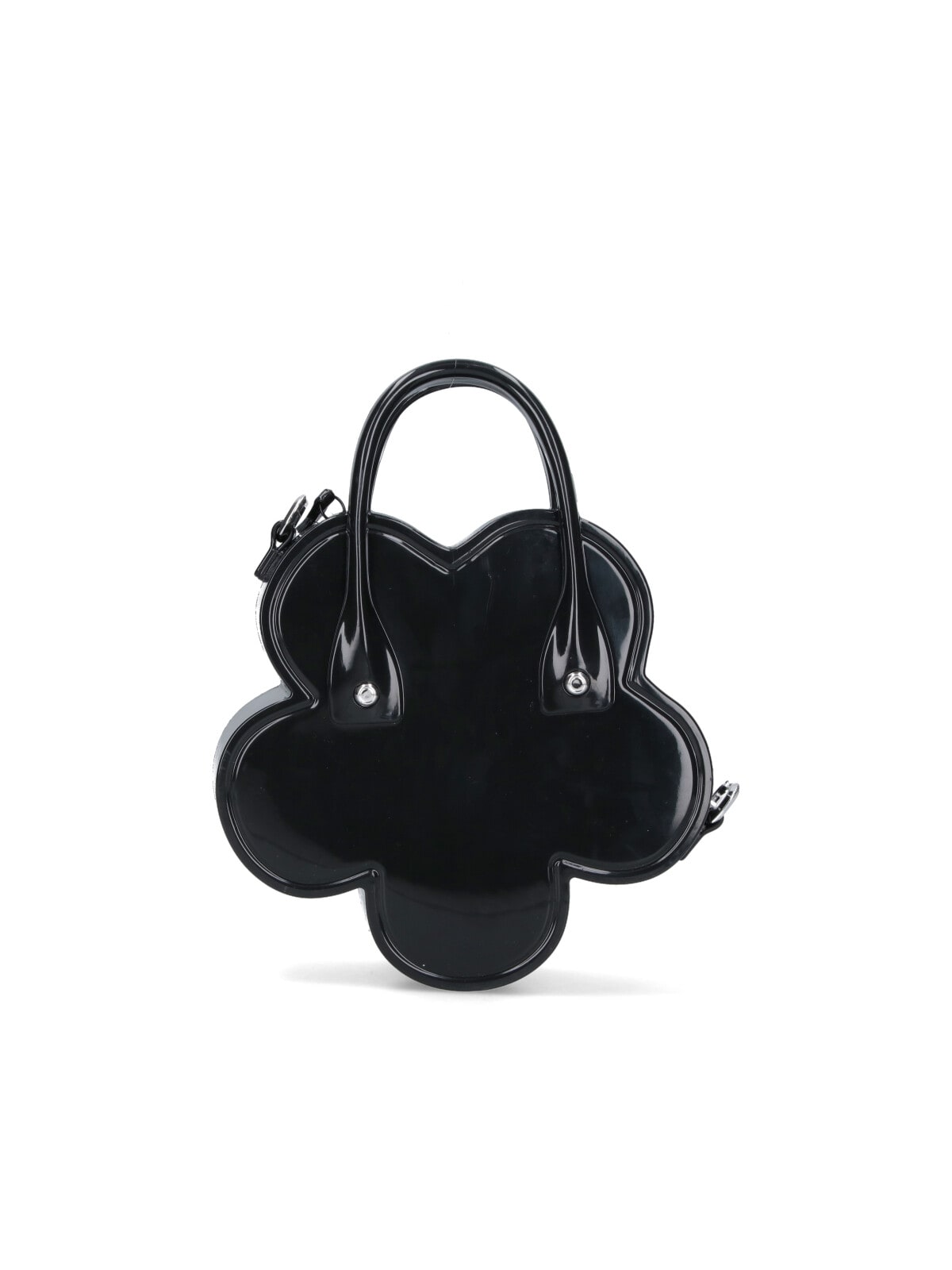 Comme Des Garçons Flower Bag In Black
