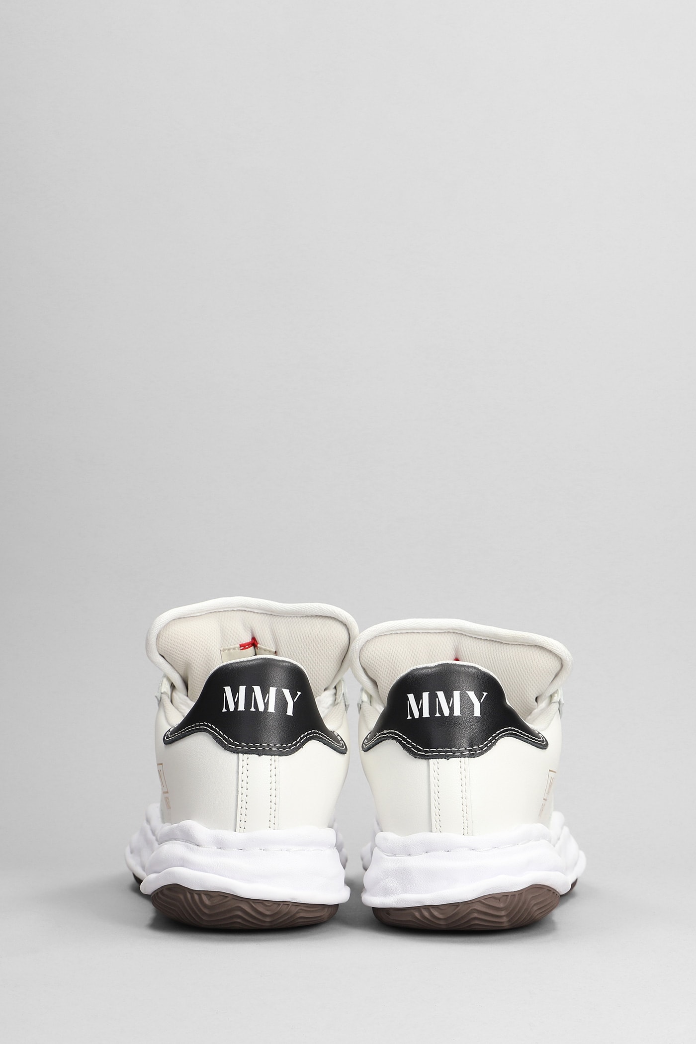 Miharayasuhiro Blakey Leather Low-top Sneakers In White