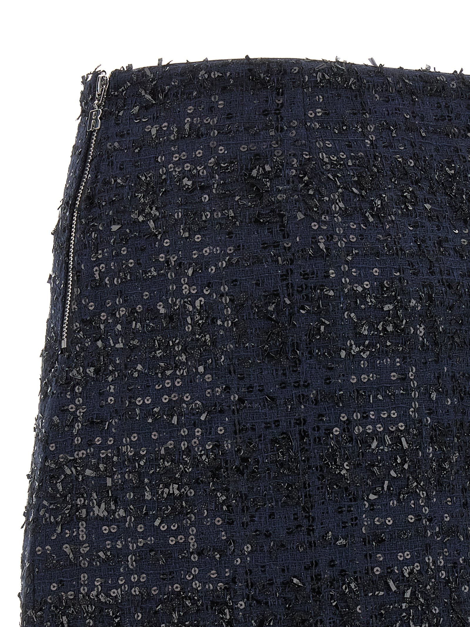 Rotate Birger Christensen Midi Skirt In Blue