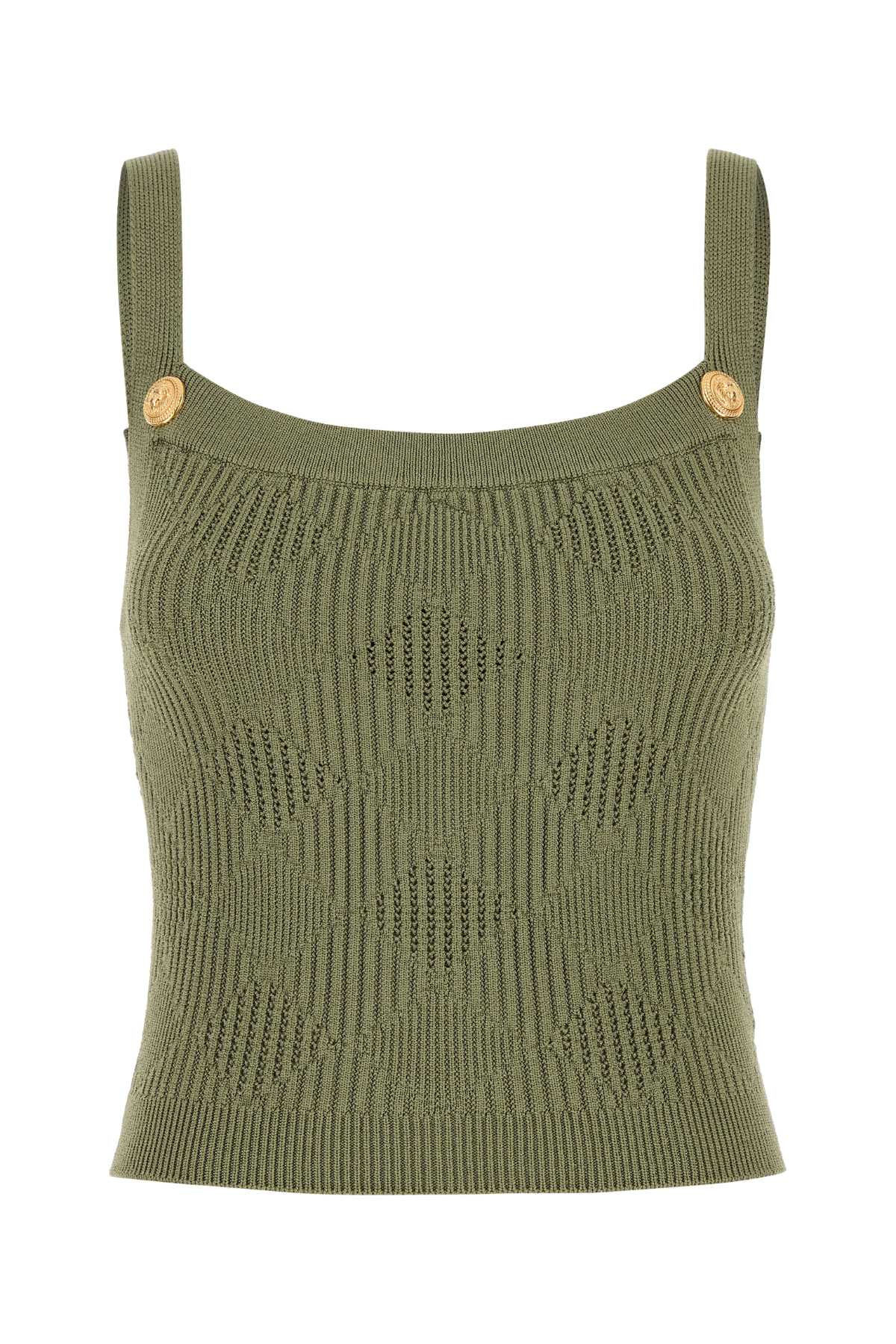 Sage Green Vichy Tank Top