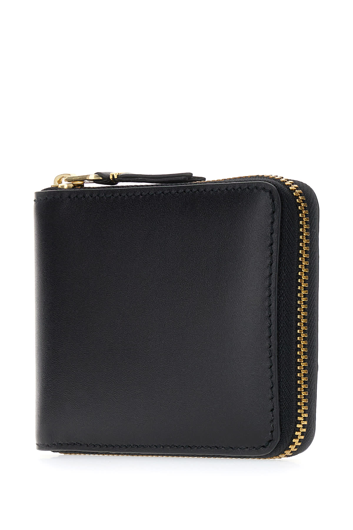 Shop Comme Des Garçons Black Leather Wallet In 1
