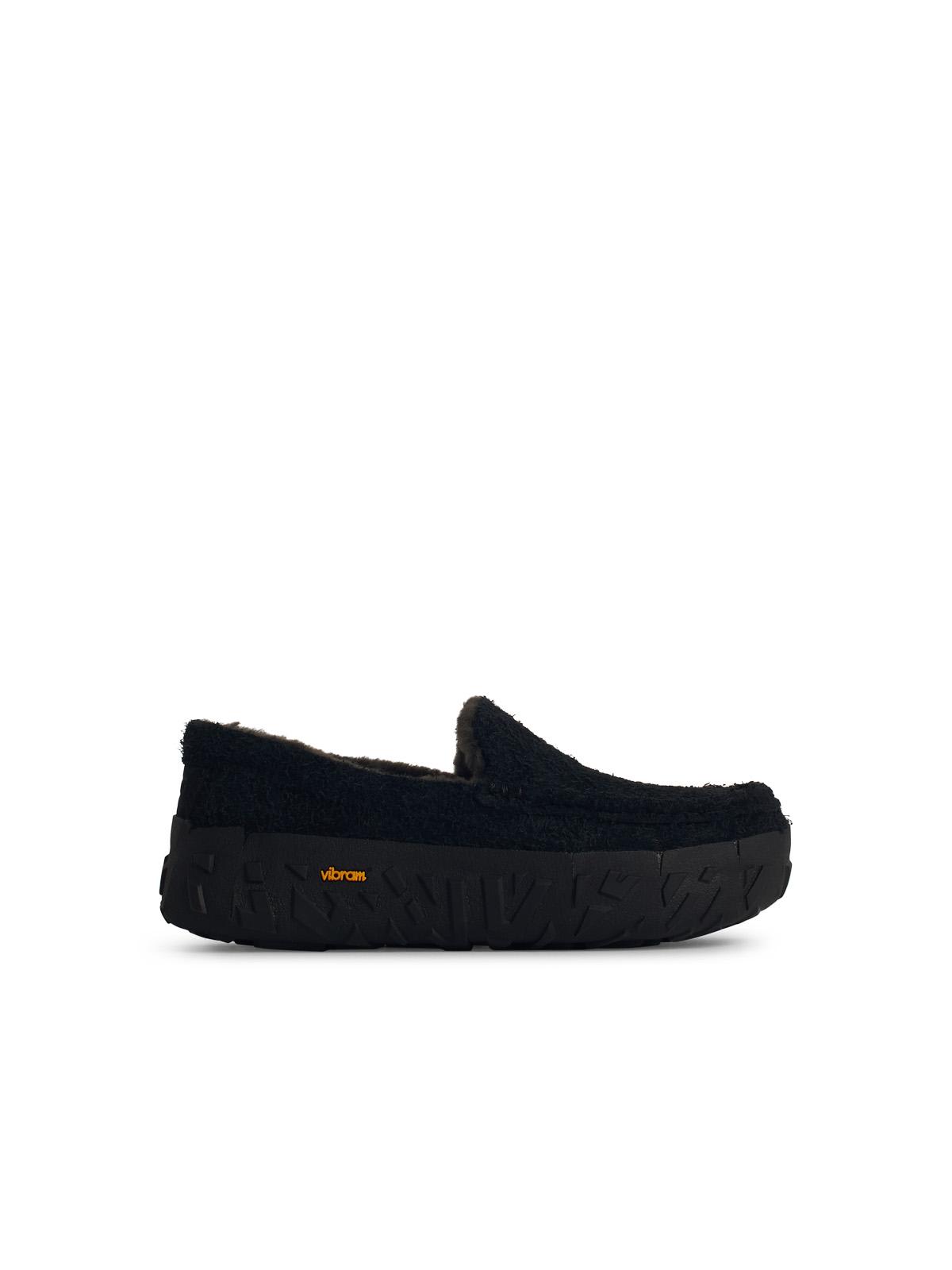 ascot Black Suede Loafers