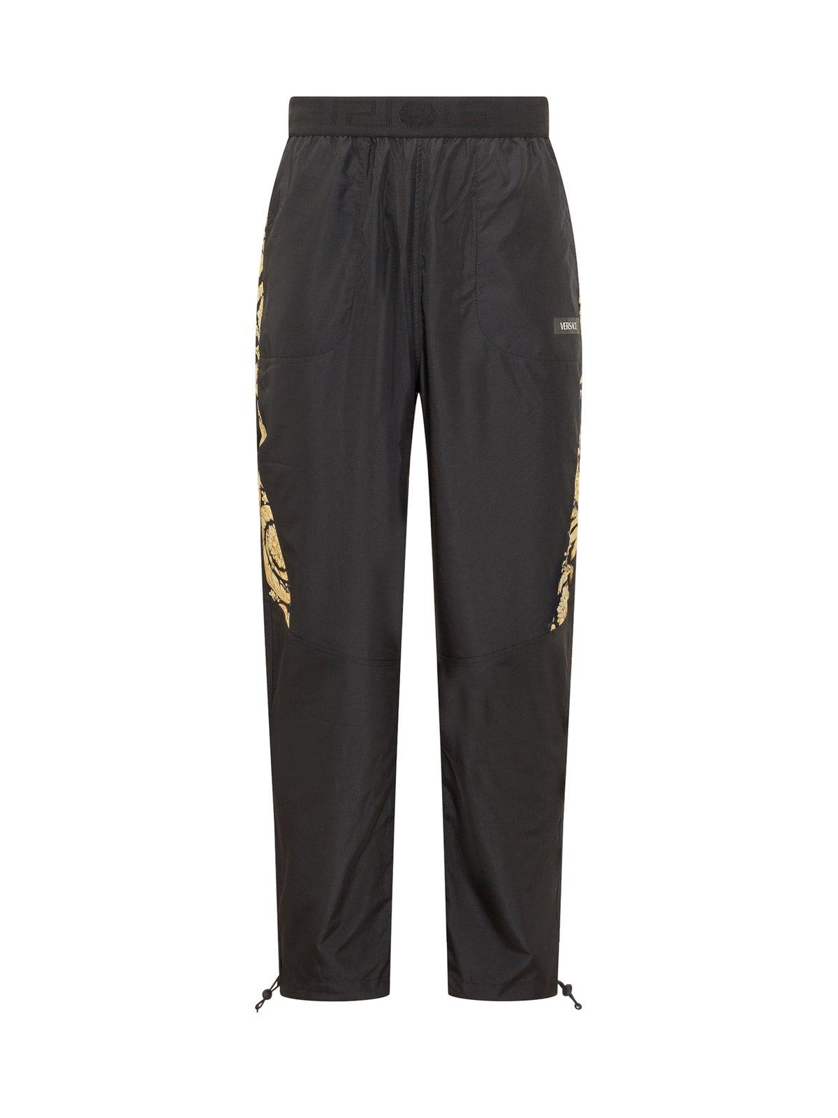 Versace Baroque Pattern Panelled Track Pants
