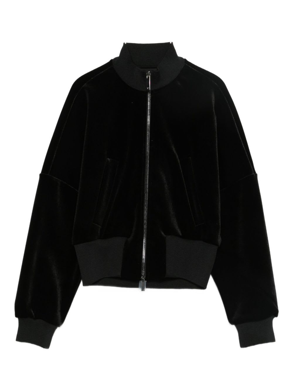Emporio Armani Bomber Jacket In Black