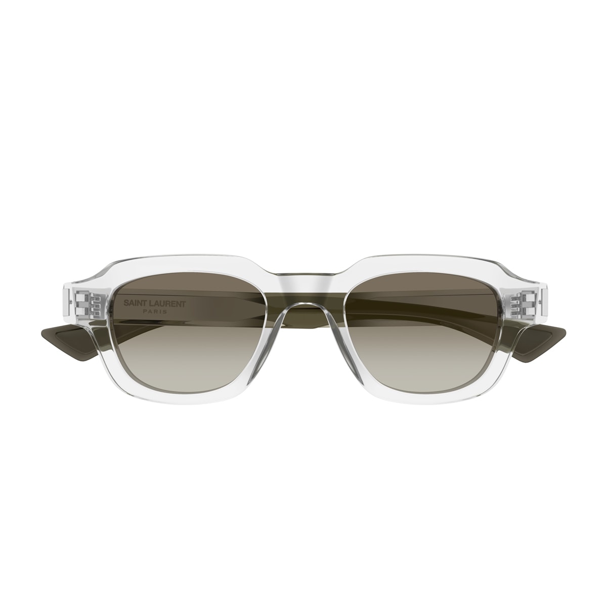 Saint Laurent Sl 791 Linea Corner Angle 004 Crystal Green Sunglasses