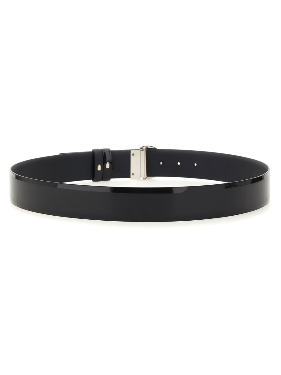Versace Reversible Belt The Jellyfish In Black