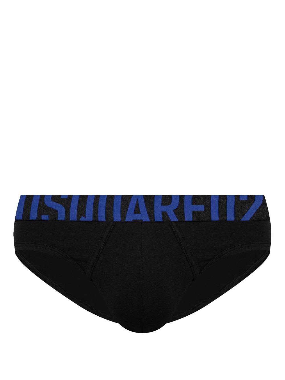 Dsquared2 Logo-waistband Briefs In Black