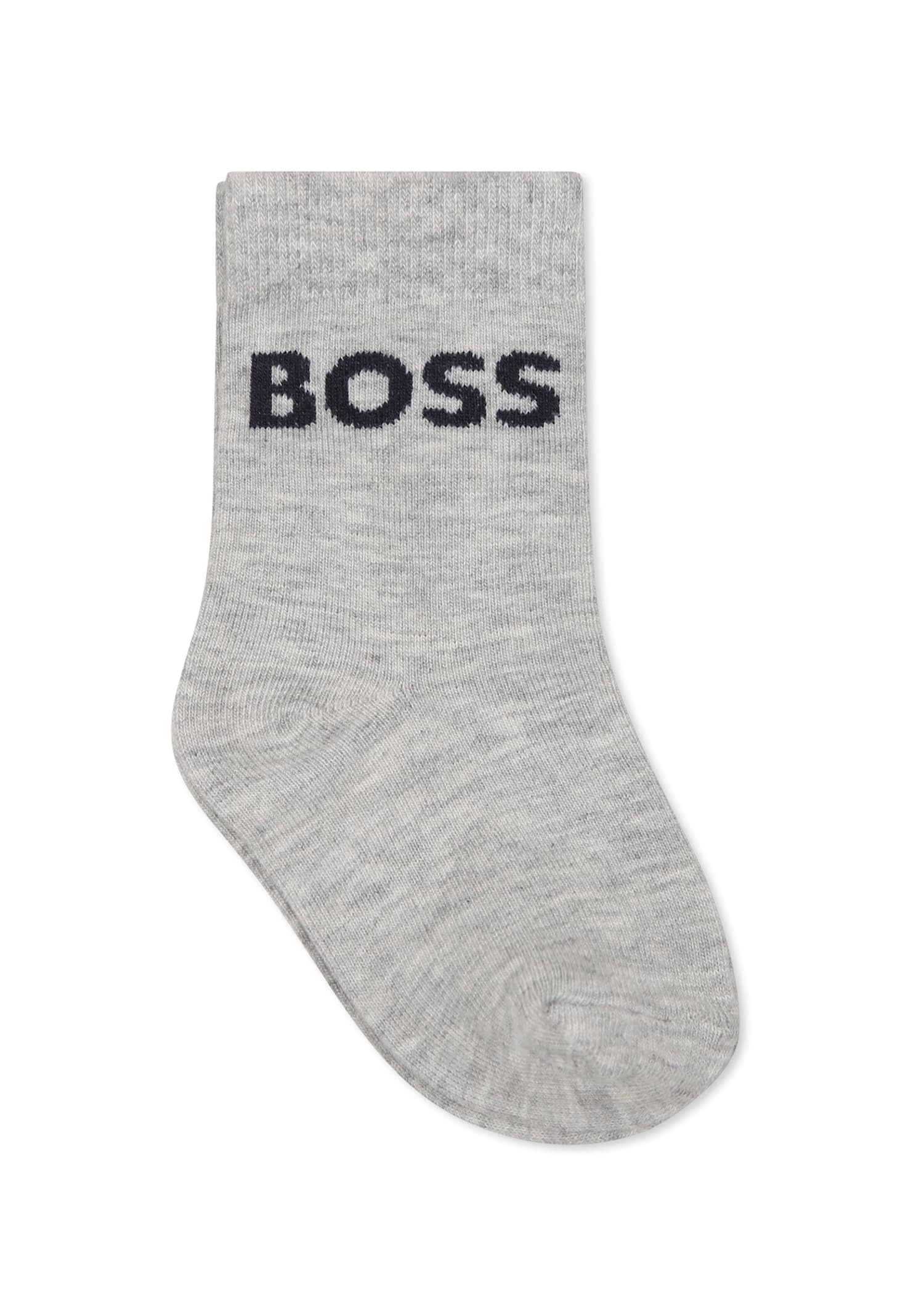 Hugo Boss Multicolor Sock Set For Baby Boy With Logo In Multicolor