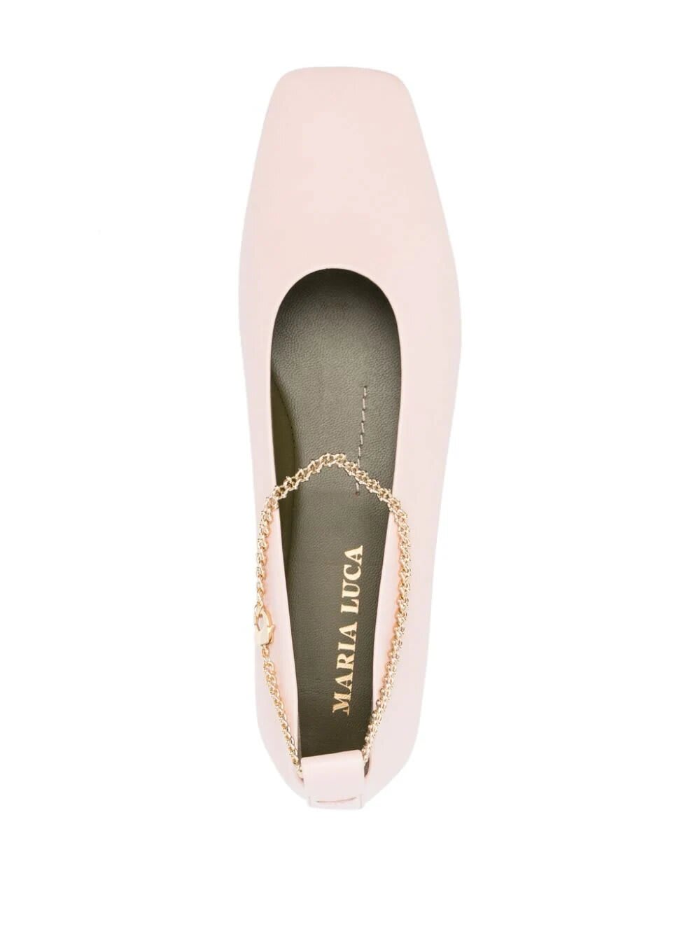 Shop Maria Luca Ballerina In Nude