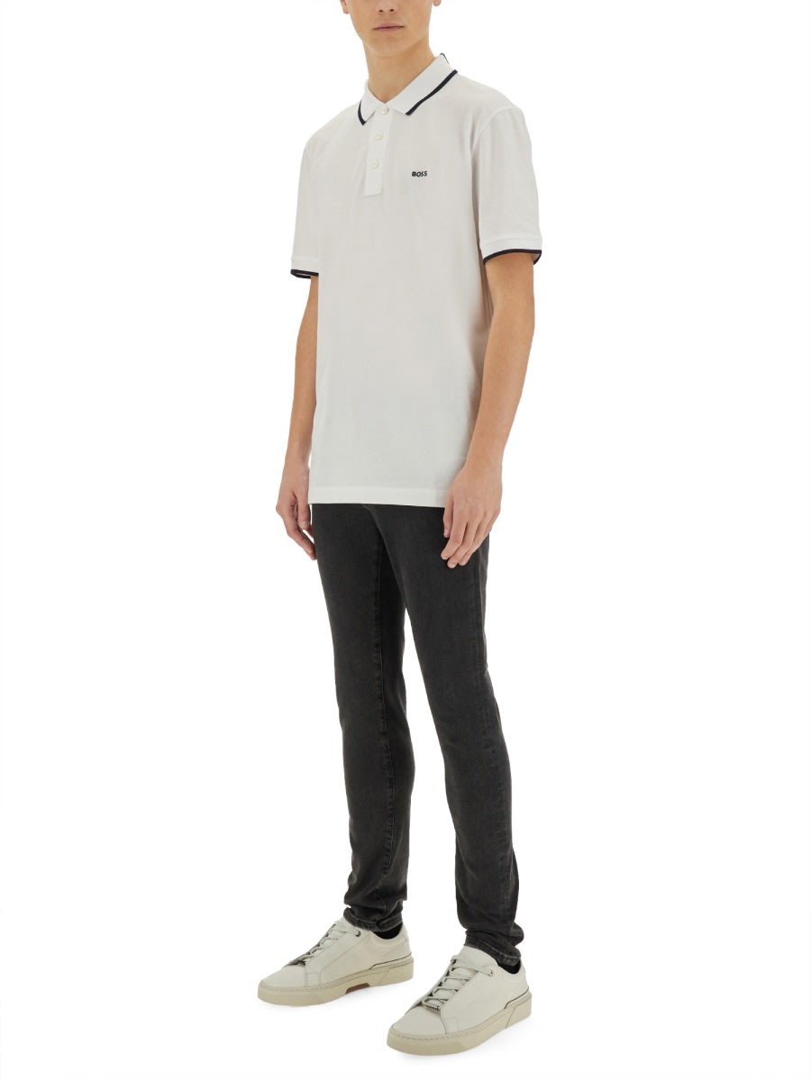 Hugo Boss Boss Pants "parlay 190" In White