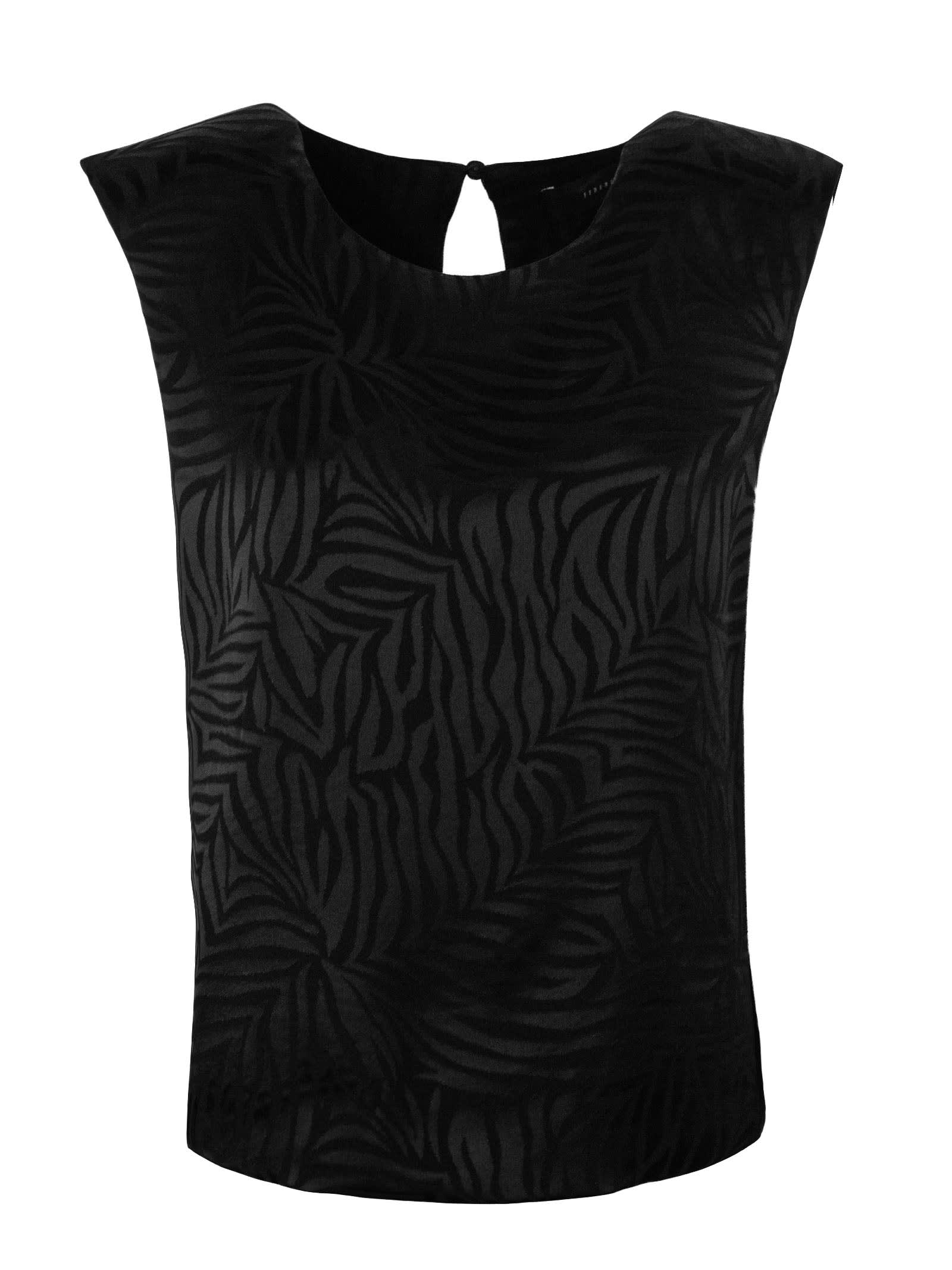 Federica Tosi Black Fabric T-shirt