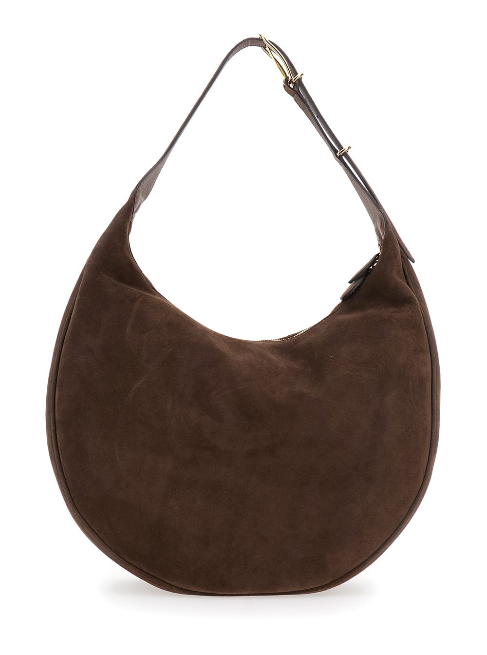 Little Liffner Moon Hobo Gold Buckle In Brown