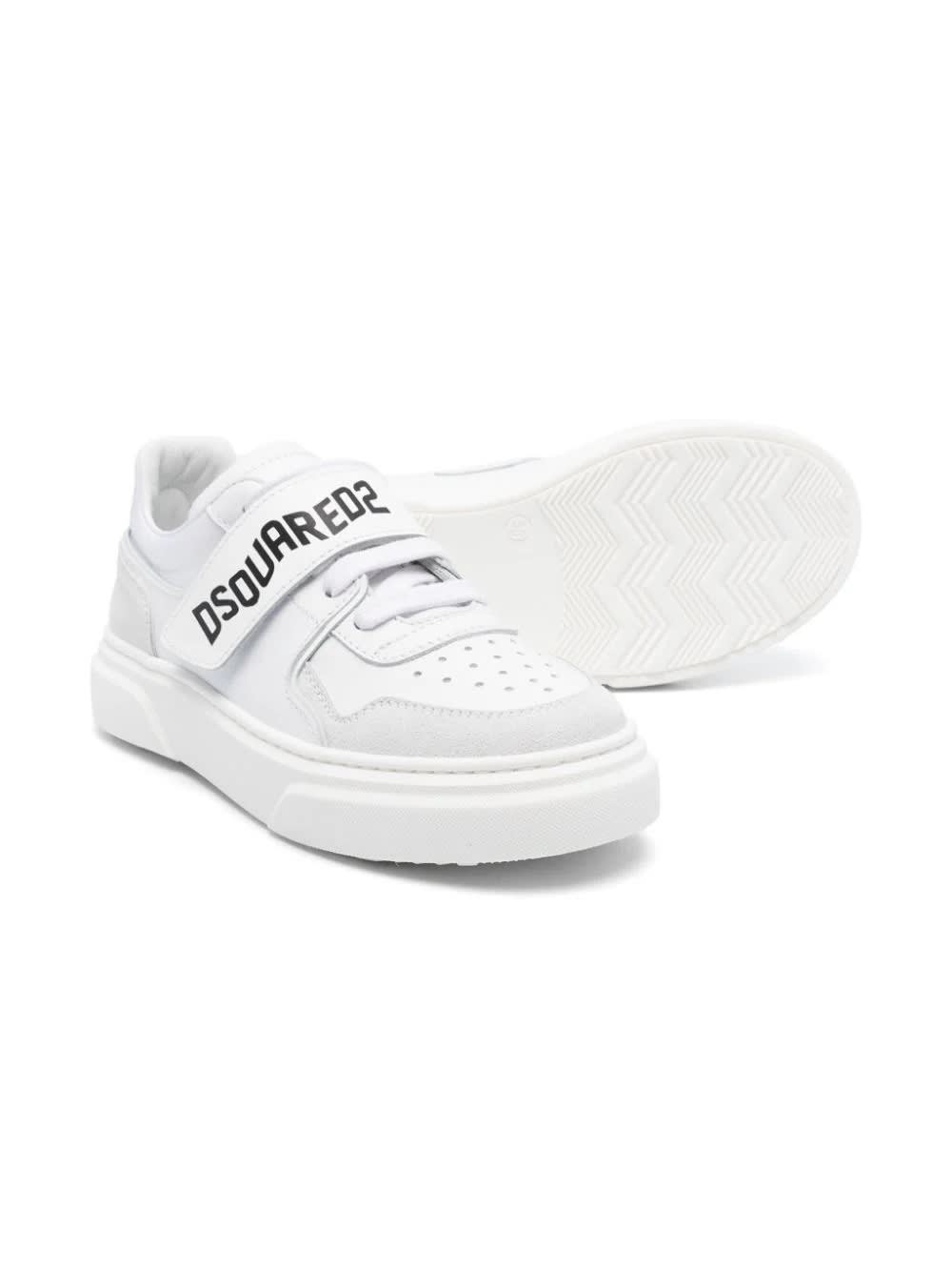 Shop Dsquared2 Sneakers With Logo In White
