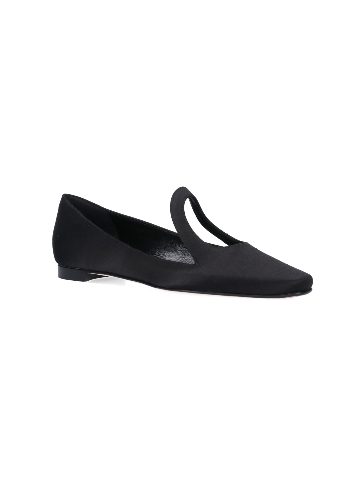 Shop Manolo Blahnik Fugalo Ballet Flats In Black
