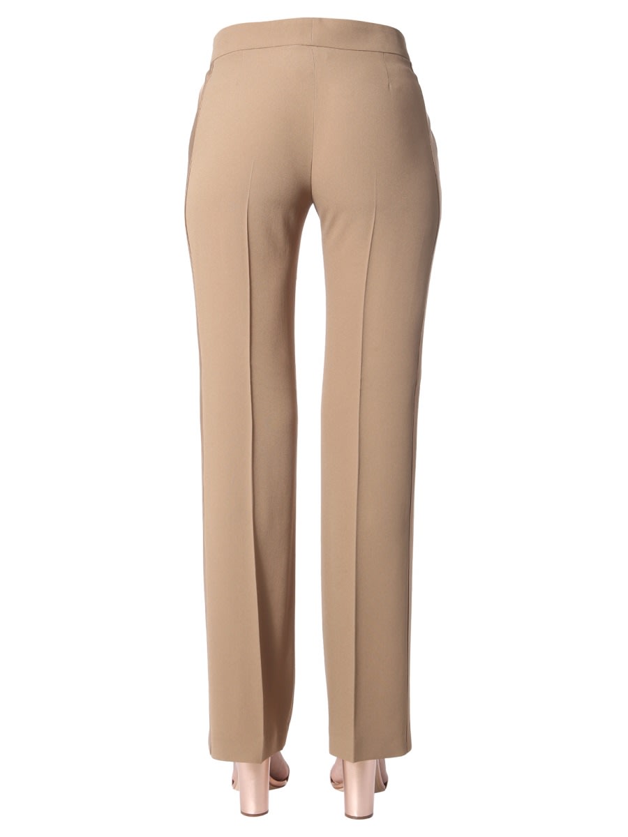 Shop N°21 Pants With Side Band In Beige