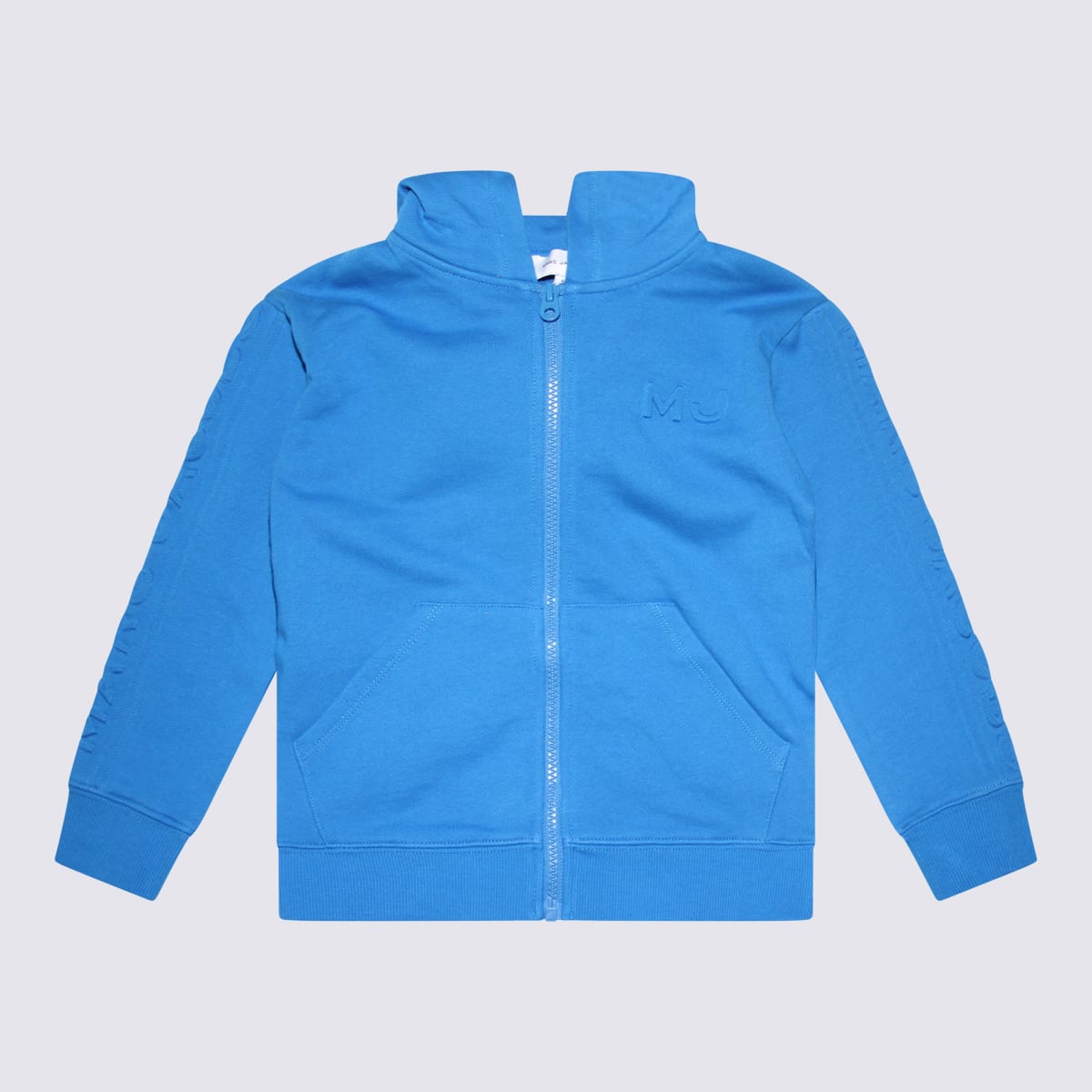 Shop Little Marc Jacobs Cobalt Blue Cotton Sweatshirt In Blu Elettrico