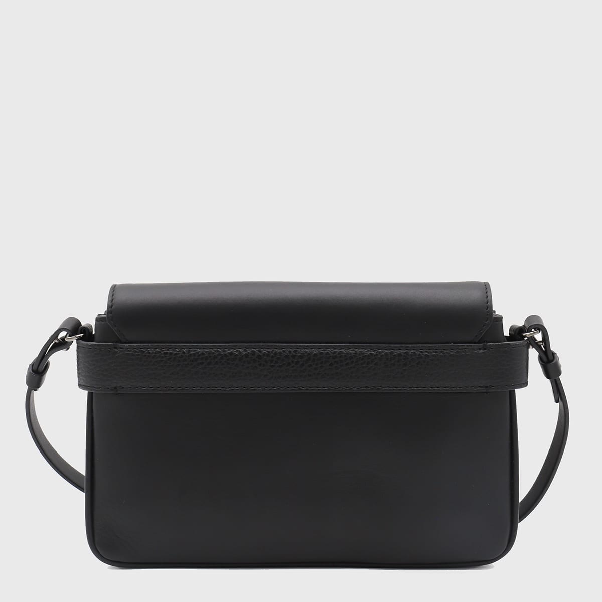 BRUNELLO CUCINELLI BLACK LEATHER CROSSBODY BAG 