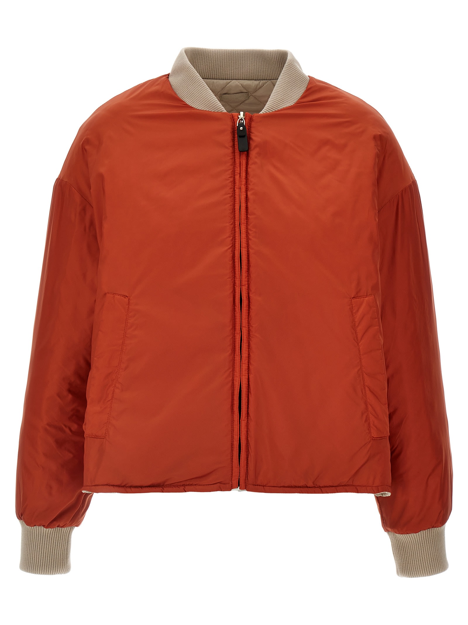 Max Mara The Cube Licia Casual Jackets And Parka Brown In Brown