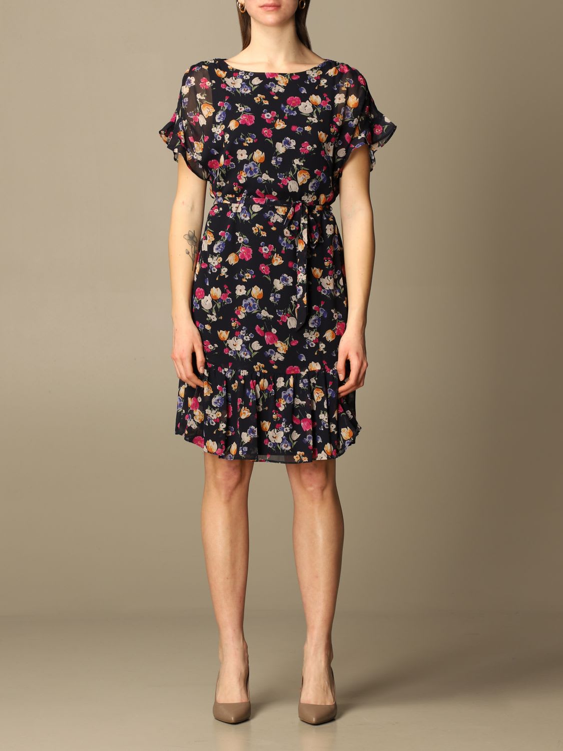 Lauren Ralph Lauren Dress Lauren Ralph Lauren Short Dress With Floral Pattern