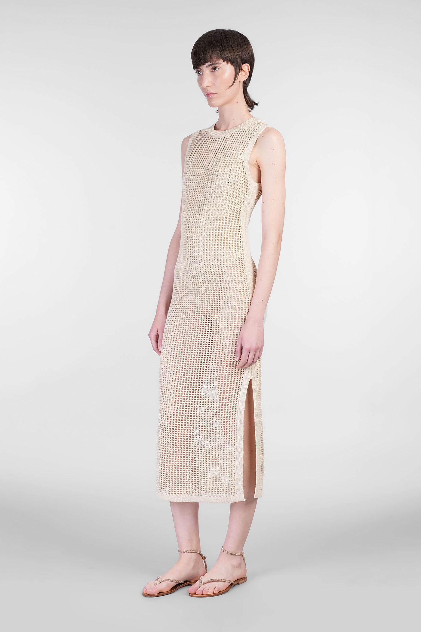 Mc2 Saint Barth Eileen In Beige Viscose In Neutral