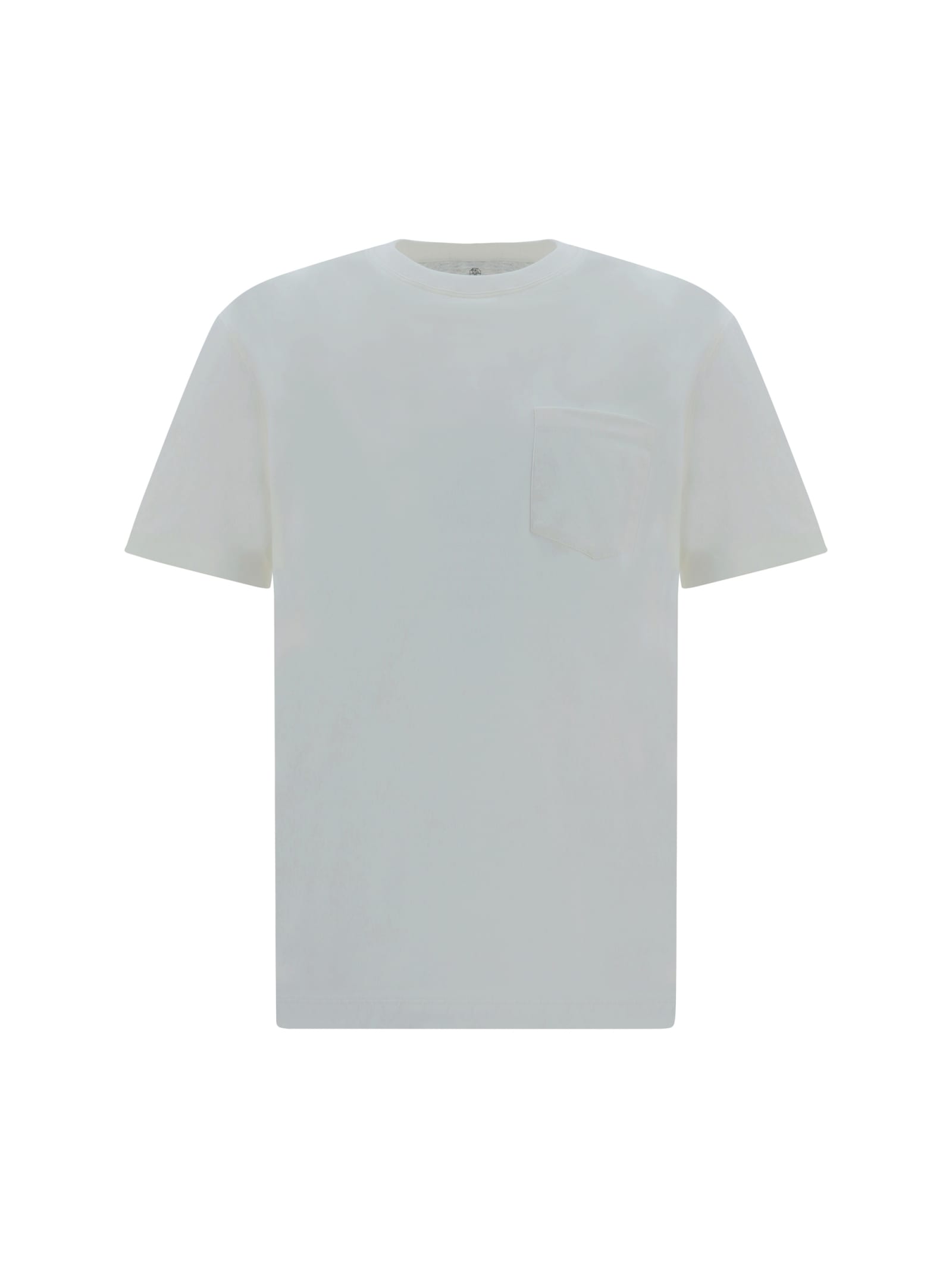 Shop Brunello Cucinelli T-shirt In Off White