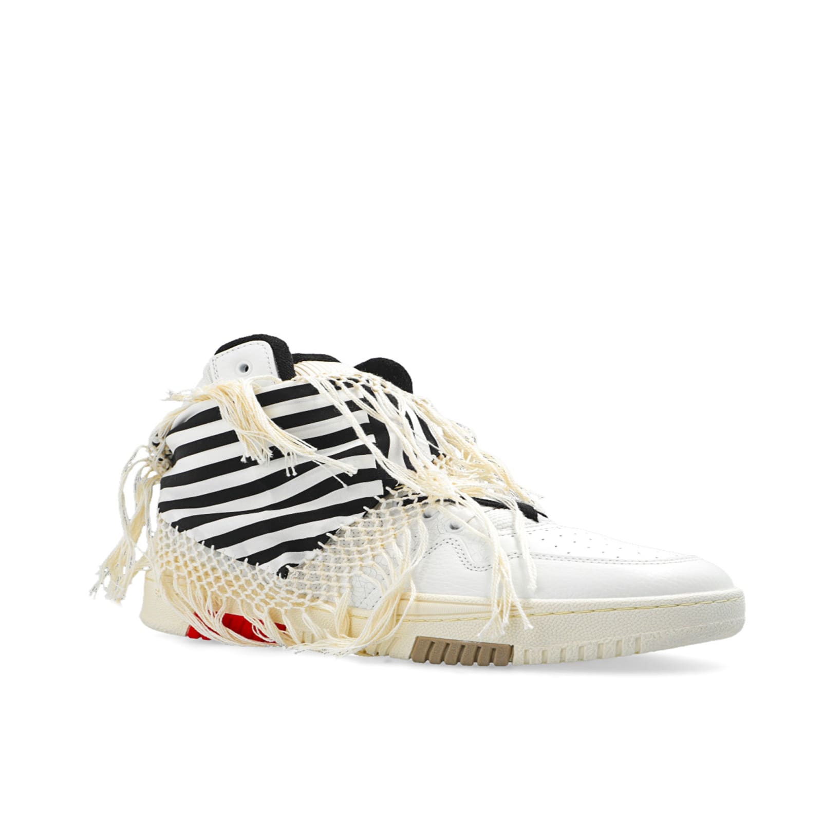 Saint Laurent Smith Leather Sneakers In White