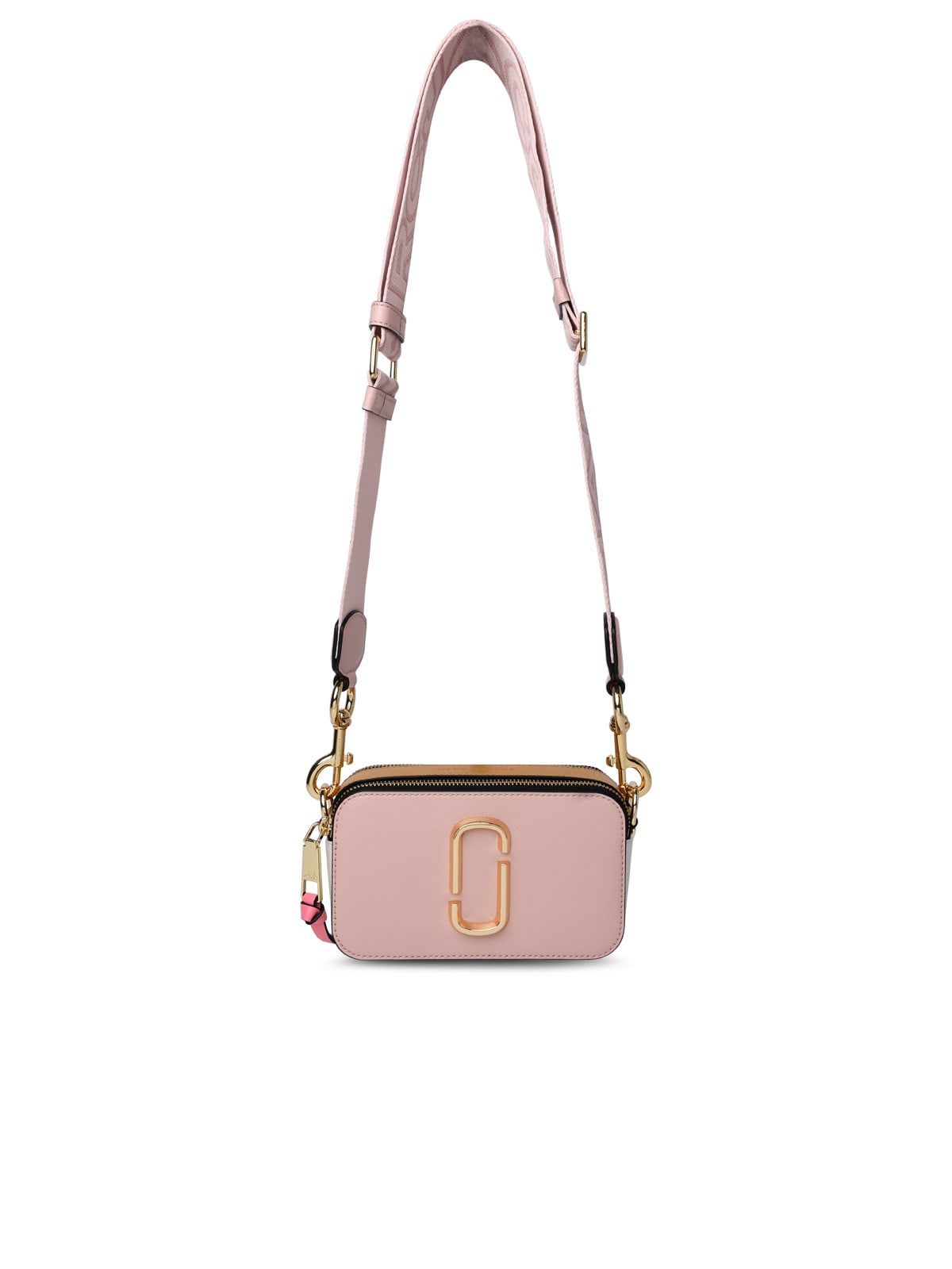 snapshot Pink Saffiano Leather Bag