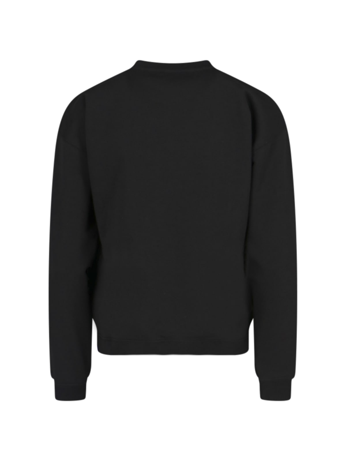 Shop Kenzo Logo Crewneck Sweatshirt In Black