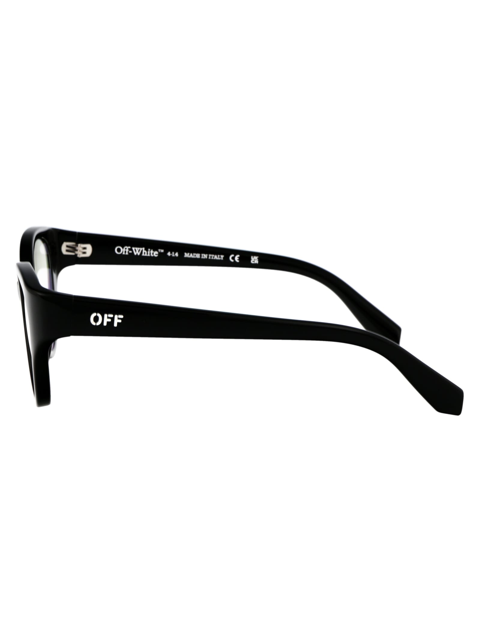 Shop Off-white Optical Style 62 Glasses In 1000 Black