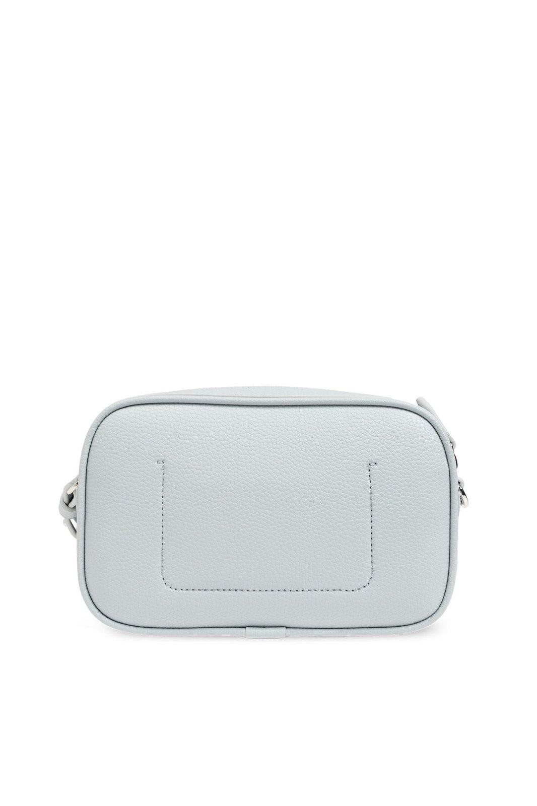 Shop Emporio Armani Shoulder Bag In Polvere/tempesta