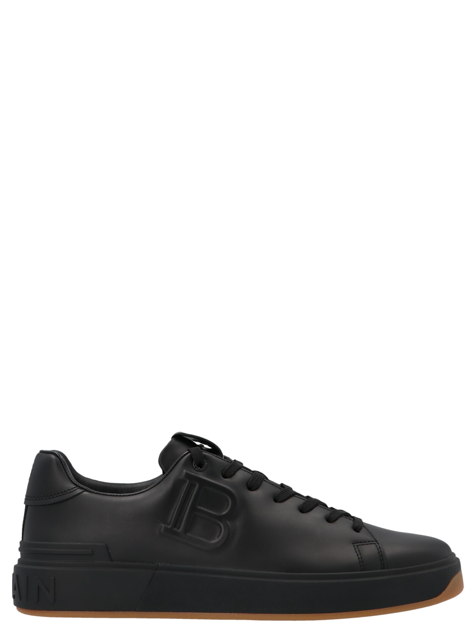 Balmain B-court Shoes In Black