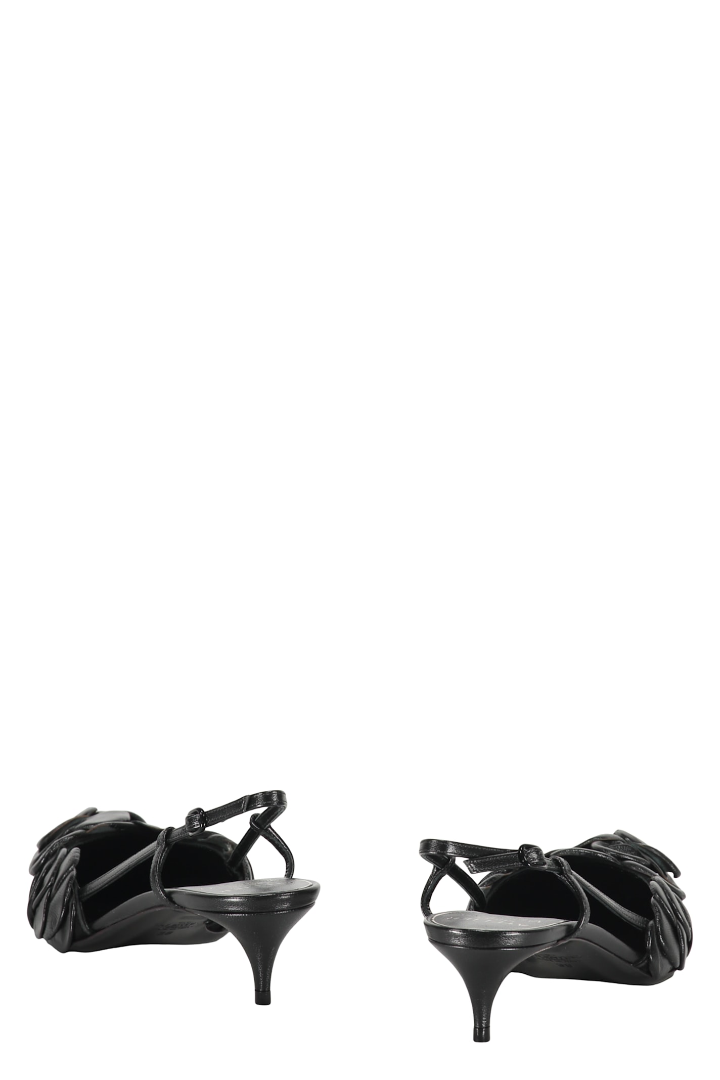Valentino Garavani Woman Pumps Dark Brown Size 8 Soft Leather In Black