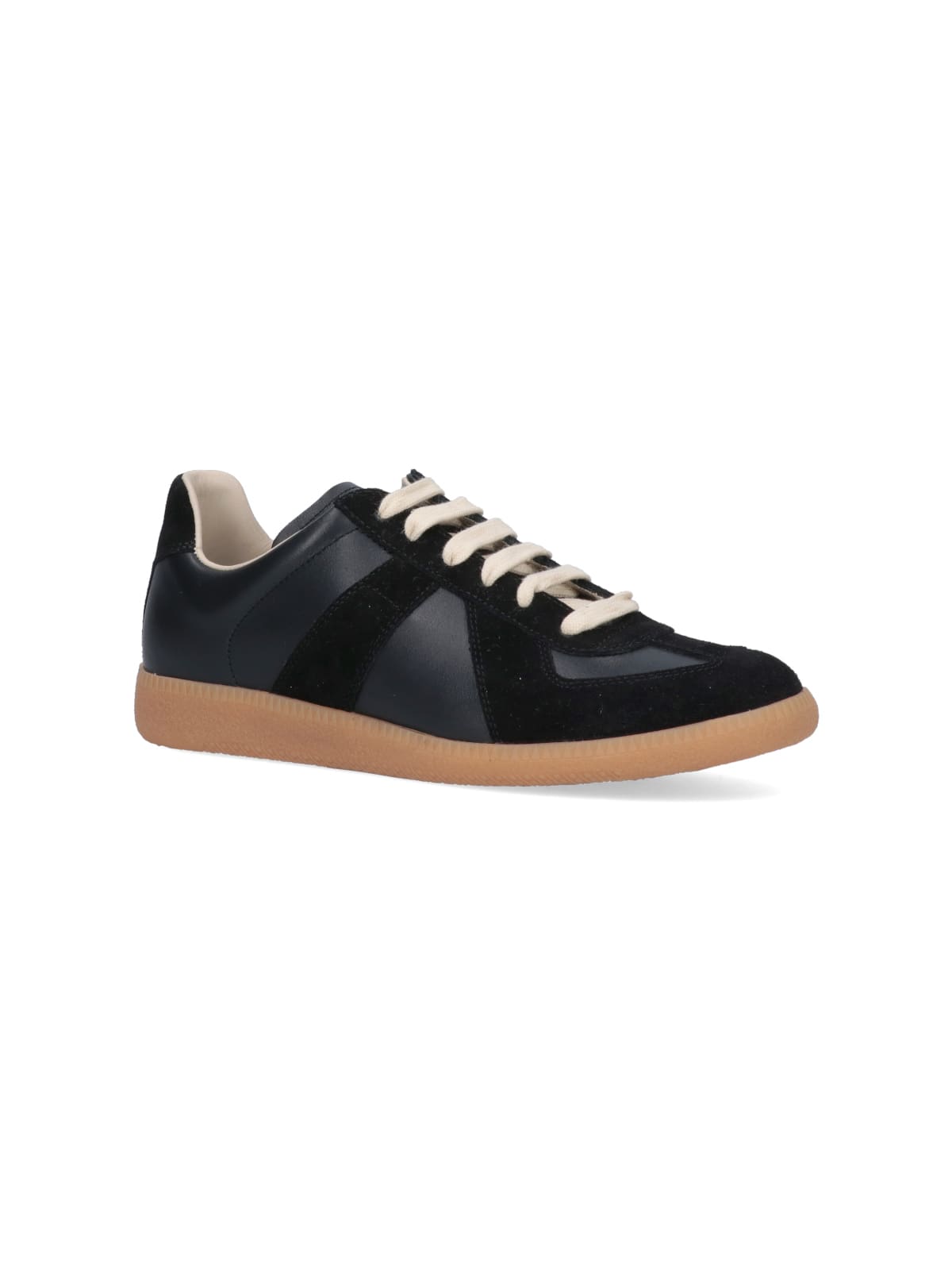 Shop Maison Margiela Replica Sneakers In Black