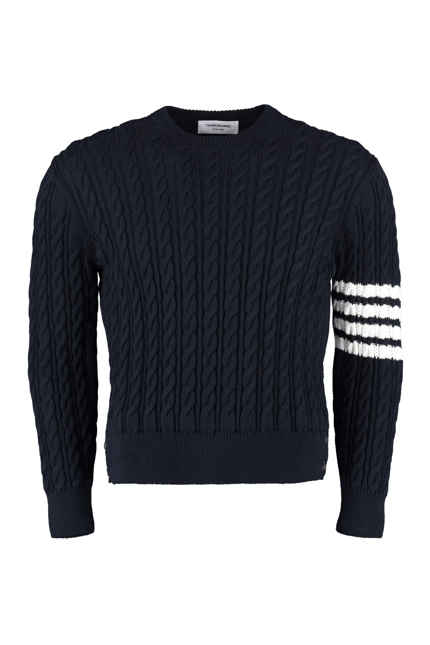 Thom Browne Long Sleeve Crew-neck Sweater
