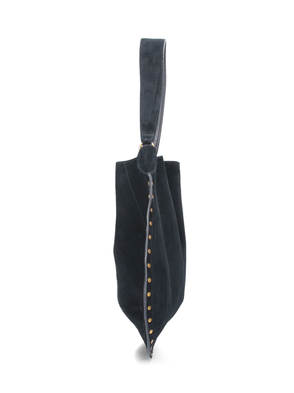 Isabel Marant Black Oskan Suede Shoulder Bga In Black