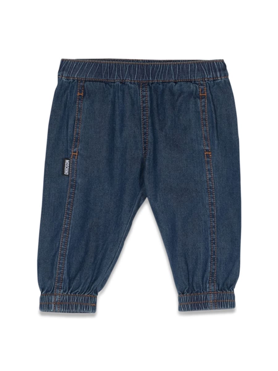 Moschino Kids' Trousers In Blue