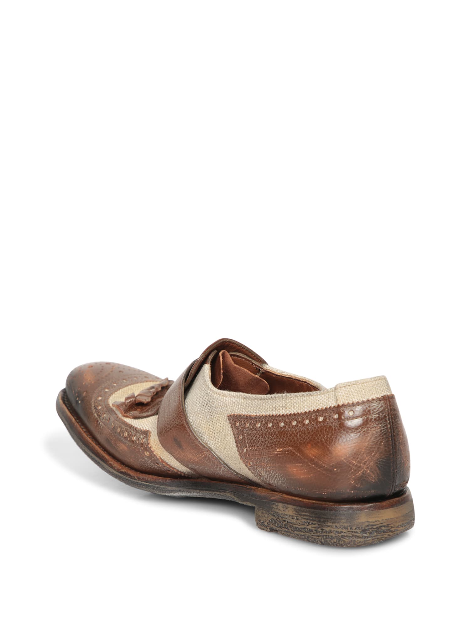 Shop Church's Shanghai Leather Ecru Shoes In Beige