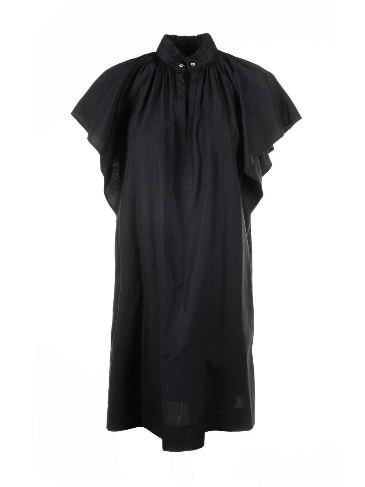Ruffled Short-sleeved Dress Max Mara Studio